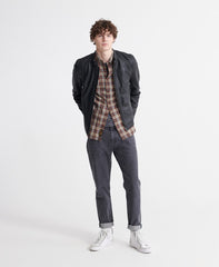 Hero Light Leather Racer Jacket