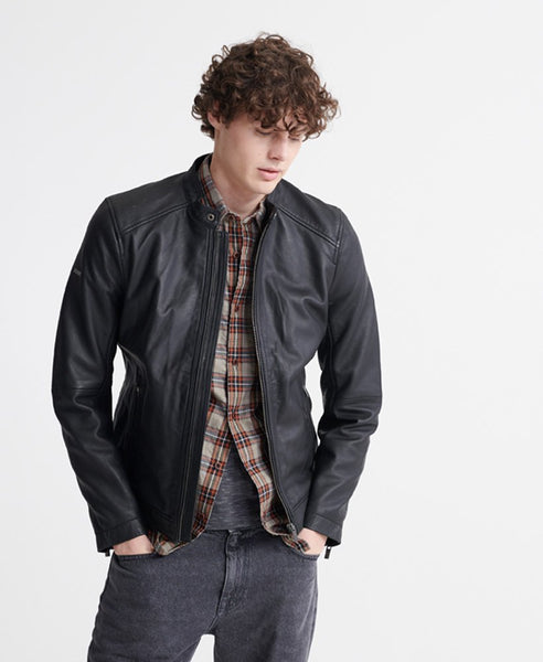 Hero Light Leather Racer Jacket