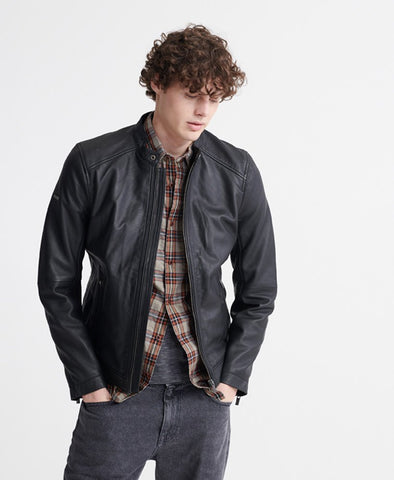Hero Light Leather Racer Jacket
