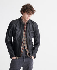 Hero Light Leather Racer Jacket