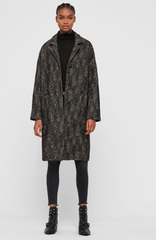 TEYA HERRINGBONE COAT