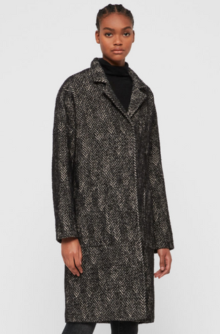 TEYA HERRINGBONE COAT